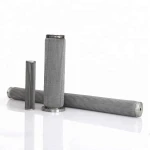 sintered stainless steel porous powder wire mesh filter tube with perforated metal