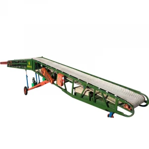 Small Inclined Conveyor Paper Conveyor Belt Cleated Incline Fruit And Vegetable Conveyors Telescopic
