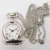 Small pocket watch with train cheap quartz pocket watch with chain