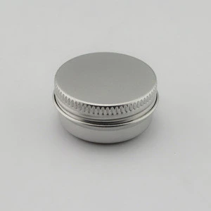 Small Silver tin Can10ml aluminum jar aluminum Lip Balm jar mini canning jars custom aluminum cans