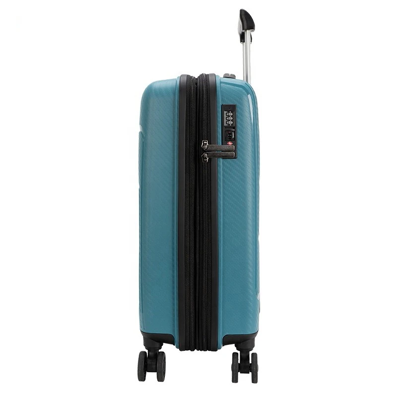 Smart luggage business bags cases pp hard shell suitcase travel trolley luggage bags