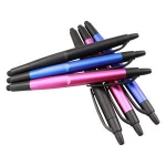 SMILE12695L promotion pure Color contracted stylus pens with custom logo canetas stationery fine tip