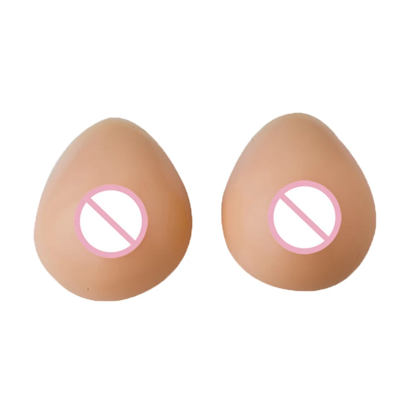 Soft Breast Forms Comfortable Artificial Cross Dresser Boobs Free Shipping Silicone 500g/pair 100% Silicone 2-6 Years 1 Pair