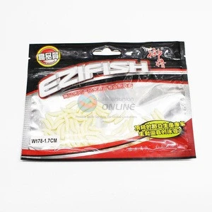 Soft Lure Red Worms Earth Worm Fishing Baits