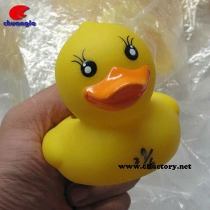 Soft Vinyl Duck, PVC Bath Animal, Baby Plastic Duck with Sound