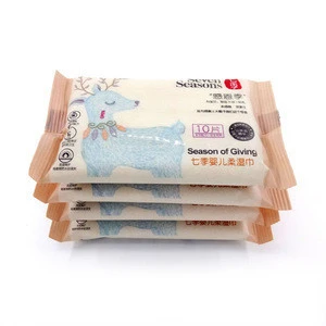 Soft water wipes anti-bacterial cleaning Baby Wipes 10pcs