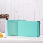 Solid Color Magnetic Book Shaped Packaging Box Birthday Empty Box Business Annual Meeting Gift Box And Gift Bag