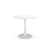 Import solid wood top metal bases modern hotel kitchen dinner set design luxury dining room furniture round mdf dining table from China