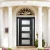 Import South Africa Factory Custom Modern Front Entry Entrance Wrought Iron Accordion Door from China