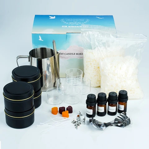 soy wax candle making kit diy candle making kit handmade scented candle