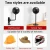 Import Space Aluminum Wall Mounted Motorcycle Helmet Rack Foldable With Jacket Hanger Black Helmet Hanger from China