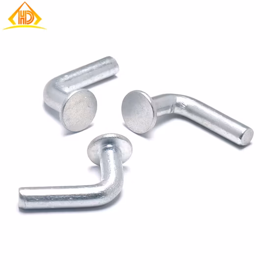 Customized Carbon Steel with Zinc Plated M5 L Shape for Pallet Lock Use Flat Head Safety Drop Lock Pin