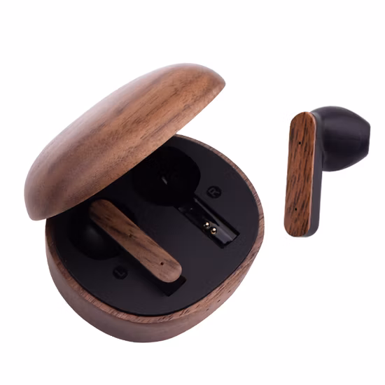 Hot Sales Wooden Tws Bluetooth Earphone
