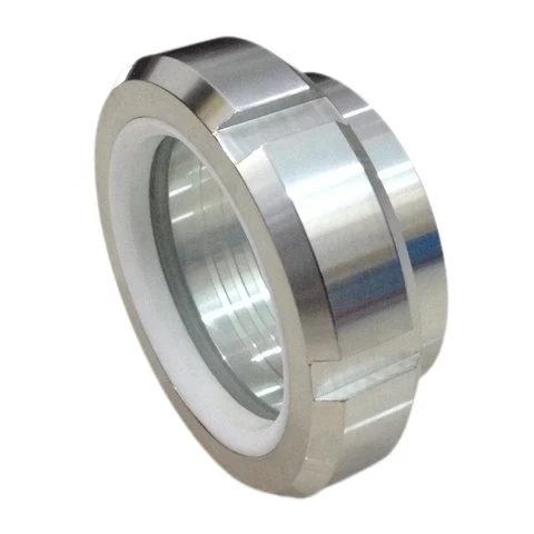 Special Design Widely Used Stainless Steel Sanitary High Cleanliness Union Type Round Sight Glass