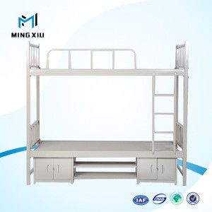 Square cabin hospital steel  bunk beds for isolation / bunk bed with locker