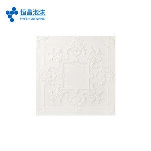 Square decorative dome polystyrene foam ceiling tile