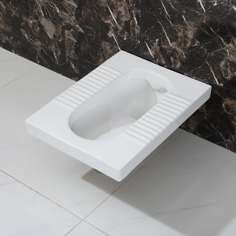 Squat toilet bowl sanitary ware water closet pans bathroom squatting ceramic wc pan toilet