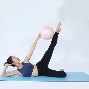 Stability Exercise Training Gym Anti Burst and Slip Resistant Mini Yoga Pilates Ball,Small Pilates Ball With Custom Logo