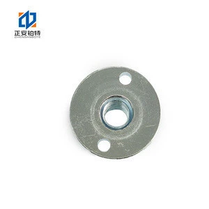 Stainless Floor Flange Plumbing Threaded Flange Two Holes Flange Iron Pipe Floor Fitting