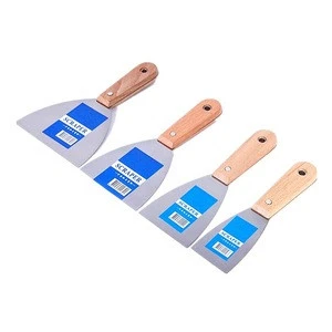 Stainless Steel Putty Knife Blade Antirust Shovel Barbecue Cooking Spatula Wall Plastering Knife Polished Scraper Tool