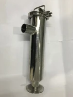 Stainless Steel Sanitary Angle Filter/Strainer,Food Grade Angle Type Strainer For Filtering Equipment