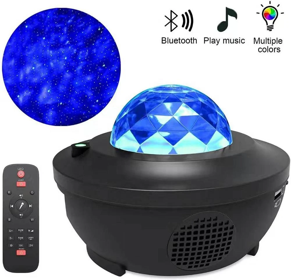 Star Sky Night Light Baby Lamp Lamparas Para Ninos Projector WIth Speaker