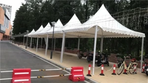 steel aluminum frame tent tente chapiteau de plage avec protection solaria pagoda tent outdoor