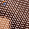 stiff mesh fabric  100% polyester fiber hexagonal hard  mesh fabric for bag lining mesh fabric