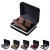 Import Stock Professional factory production wood cufflinks and clip clip-on tie cufflink box set from China