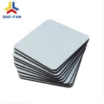 Sublimation mug MDF pad, sublimation mug square shape mat