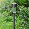 Sunwind Solar-Powered Stainless Steel Led Pathway Garden Lights for Outdoor Decor Lawn,Patio,Yard,Walkway ,waterproof