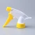 Import supplier design yellow clear hand screw pump plastic sprayer trigger for bottle from China