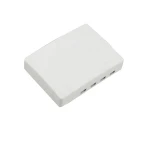 Supply Good Quality 4 Cores FTTH Fiber Optic mini Termination box/4 ports Desktop Small ftth Box/Mini Fiber Optic Equipment