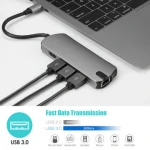 Support to switch the gaming on the big screen with USB type c hub