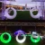 Import swings for adults outdoor led illuminated swing patio outdoor furniture plastic led lighted swing chair from China