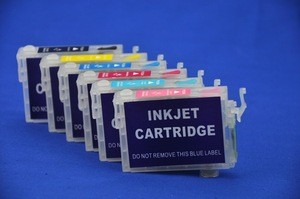 T0791-T0796 Refill ink cartridge for Epson Stylus Photo 1400/PX700W/PX800FW/P50/PX830FWD Artisan 1430