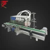 Table Top Desktop Automatic Liquid Filling Machine 4 Heads  with Conveyor Belt For Perfume Filling Machine Water Filler