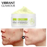 Tea Tree Anti-acne Face cream Acne Scar Cream Shrink Pores Facial Eliminates Acnes Cream Oil control Repair Spot