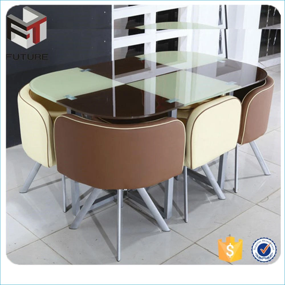 tempered glass unique kitchen table sets