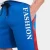 Import The custom logo printing running men shorts with side stripe from China