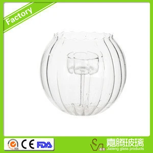 The modern glass candle holder like a romantic candlelight dinner items furnishing articles with base