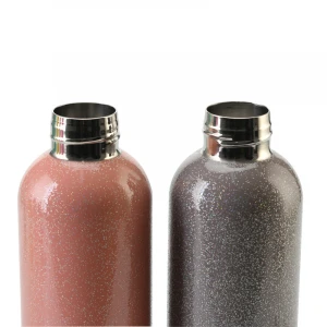 The new 304 stainless steel vacuum flask creative water cup can be customized 500ml multicolor pearlescent paint vacuum flask