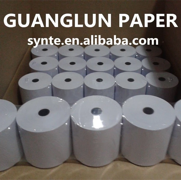 thermal paper jumbo rolls manufacturer 48g 55g 58g 65g 80g customize size