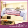 three tube/lamp/bar electric quartz heater 1200W with tip over switch
