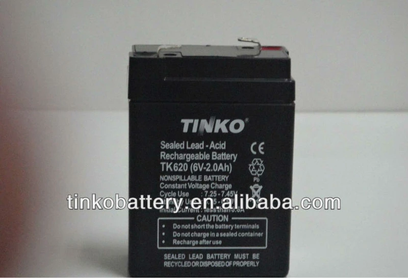 TINKO 6v lead acid battery 2.0Ah