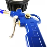 Tire inflator with gauge with hose and connector digital Car Tyre Air Inflator Gun Digital Car Tire Pressure Gauge