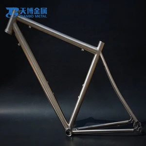 titanium bike frame road 700C customized,titan racing cycling bicycle frames, ti touring bike frame