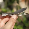 Titanium folded Spoon Fork Knife Set Household for Home &amp; Garden High Quality Tableware