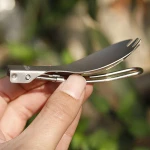 Titanium folded Spoon Fork Knife Set Household for Home & Garden High Quality Tableware
