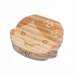 Tooth Box organizer for baby save Milk teeth Wood storage box great gifts 3-6YEARS creative for kids Boy and Girl image